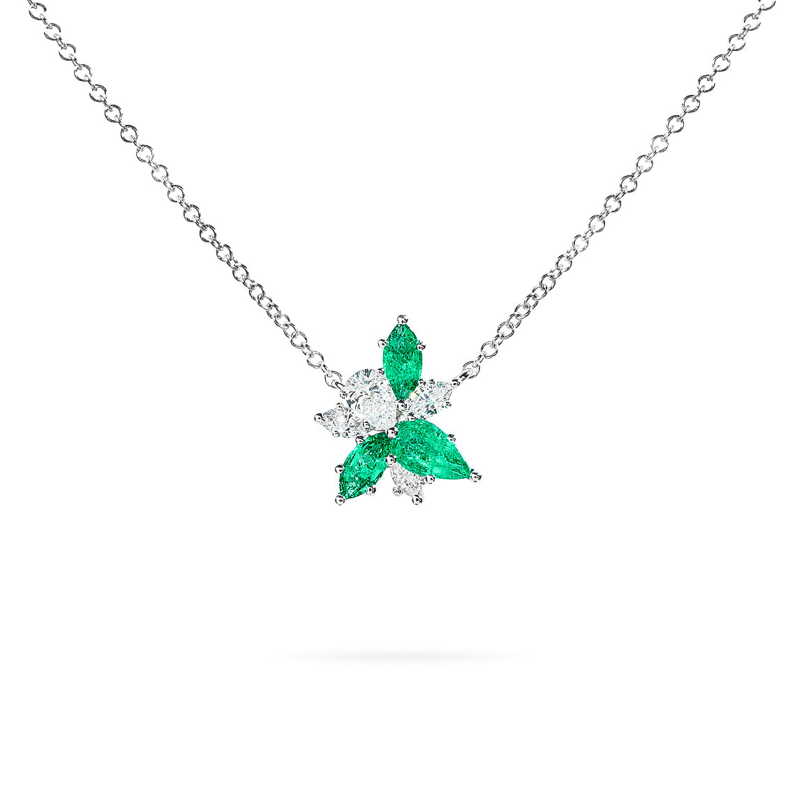 Emerald and Diamond Necklace