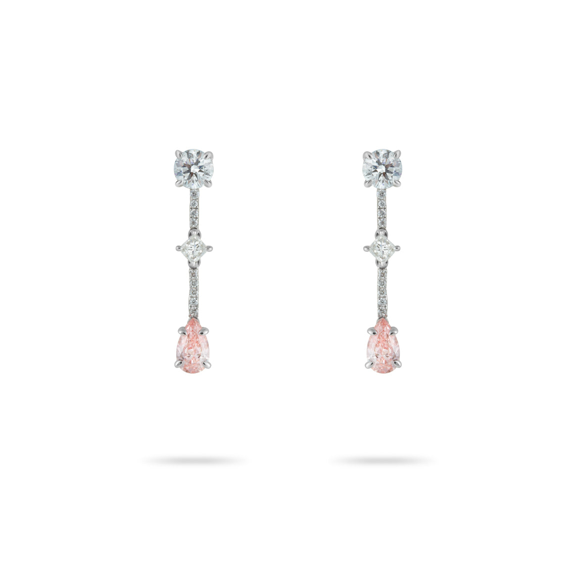 Natural and Lab-Grown diamond earrings