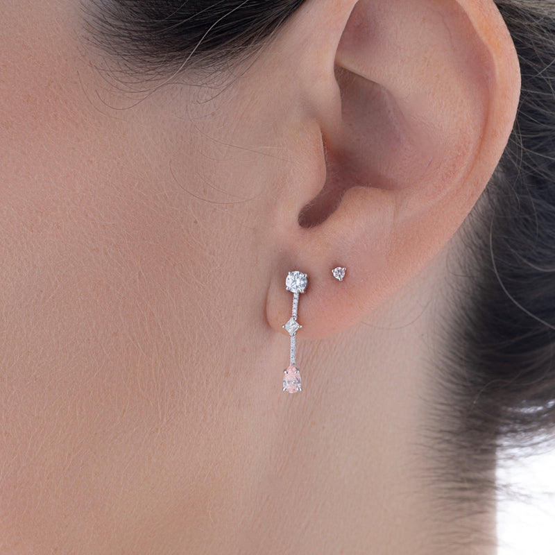 Natural and Lab-Grown diamond earrings