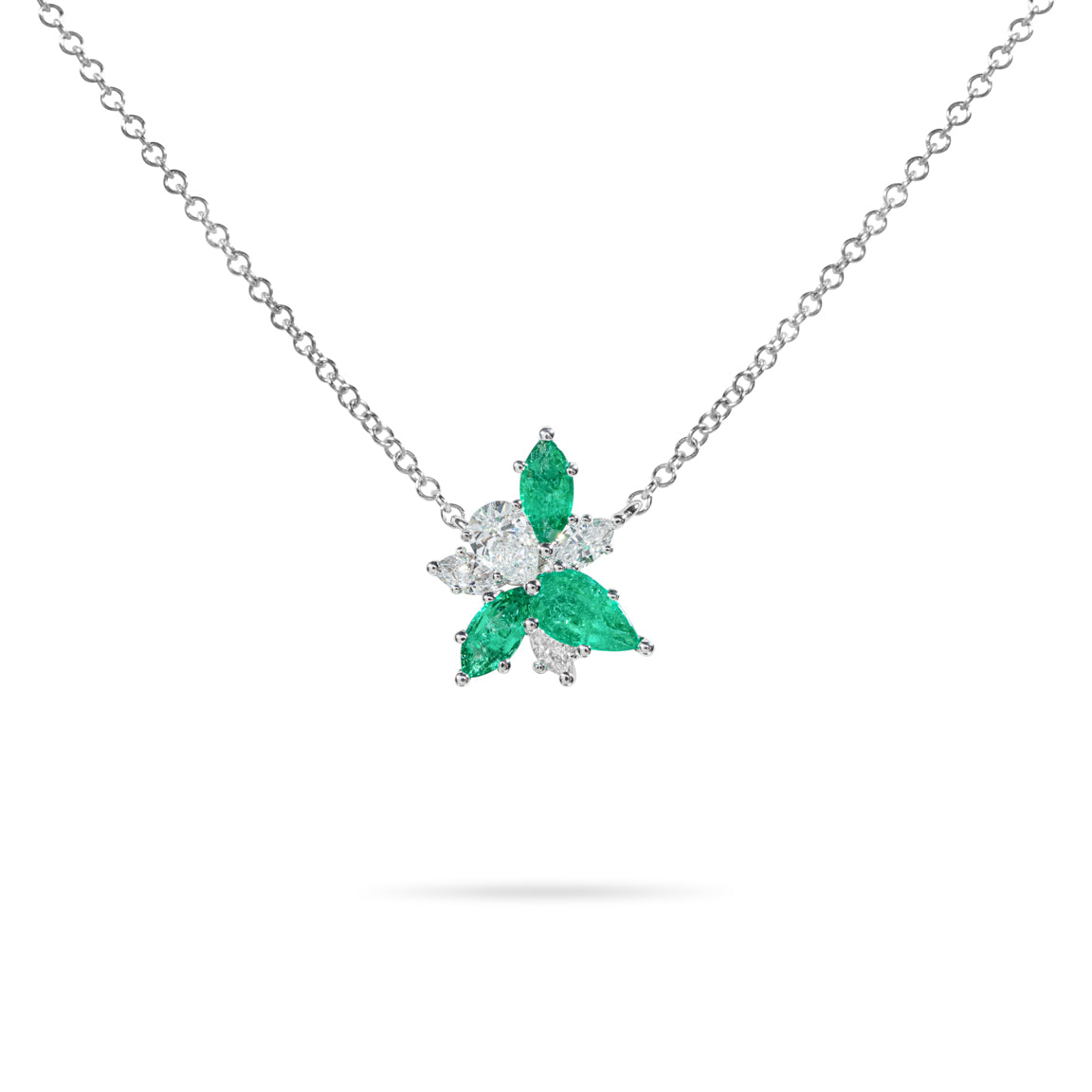 Emerald and Diamond Necklace