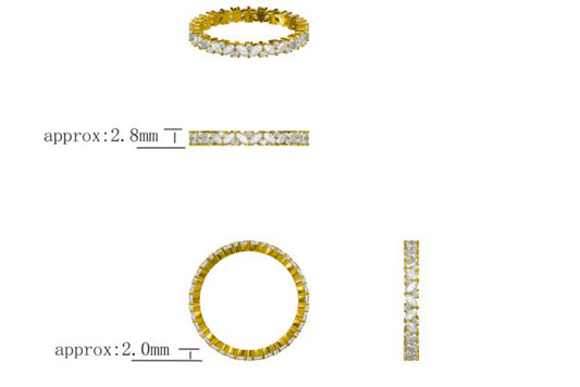 Staggered Lab-Grown Marquise Cut Diamond Ring